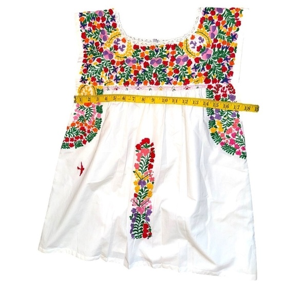 ▶️ Mi Golondrina ◀️ Arroyo De Flores Blusa small - Picture 4 of 16